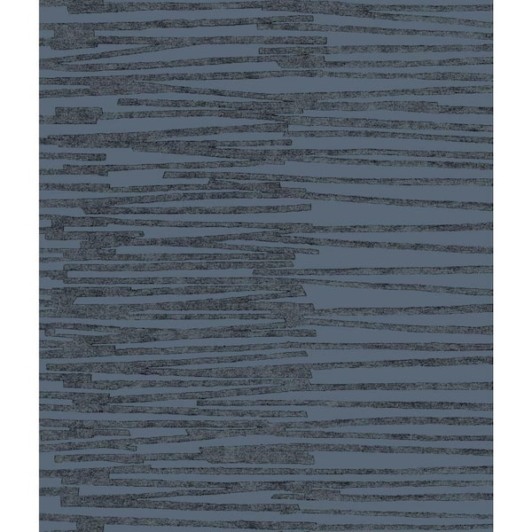 RoomMates Nikki Chu Blue Burundi Thatch Peel and Stick Wallpaper (Covers 30.75 sq. ft.)