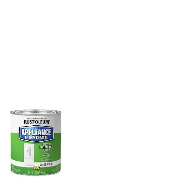 1 qt. Appliance Epoxy Gloss White Interior Enamel Paint