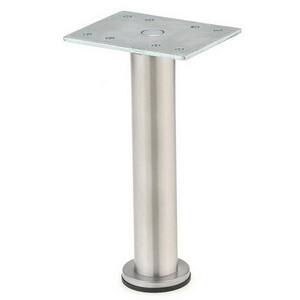 1 in. (25 mm) Stainless Steel Stainless Steel 201 Round Furniture Leg with leveling Glide