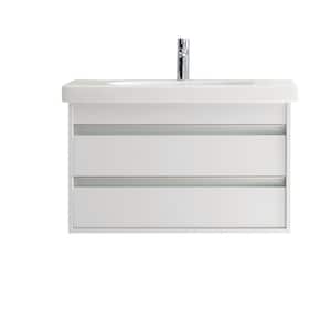 Ketho 17.88 in. W x 31.5 in. D x 18.88 in. H Bath Vanity Cabinet without Top in White