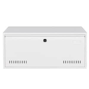 Modern White Biometric Fingerprint Lateral File Cabinet with Hanging ...