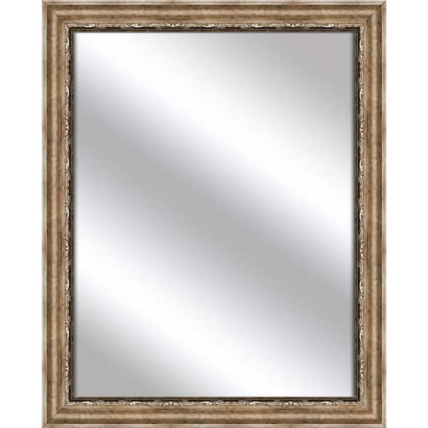 PTM Images Medium Rectangle Dark Champagne Art Deco Mirror (32.375 in. H x 26.375 in. W)