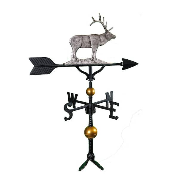 Montague Metal Products 32 in. Deluxe Swedish Iron Elk Weathervane