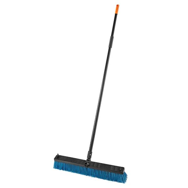 HDX 24 in. Stiff Push Broom 3024FD - The Home Depot