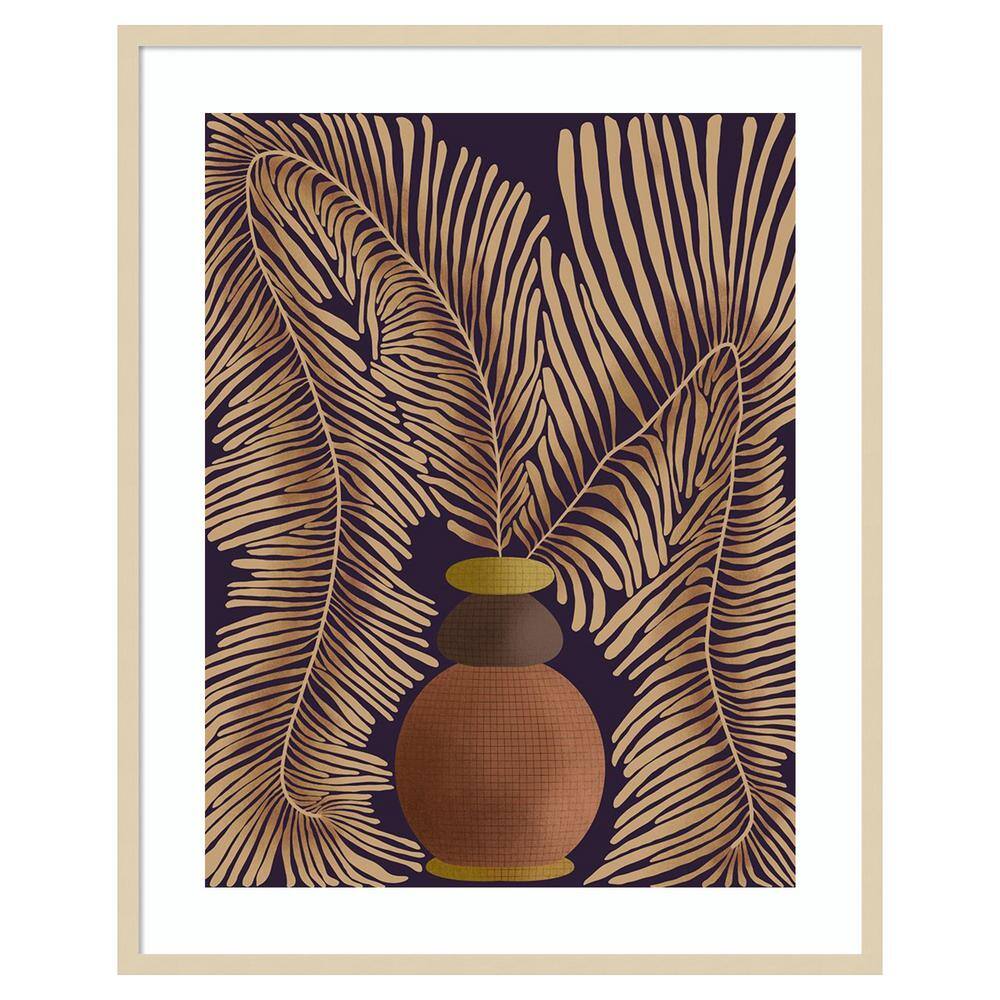 Regina Morre Svelte Natural Framed Botanical Graphic Art Print