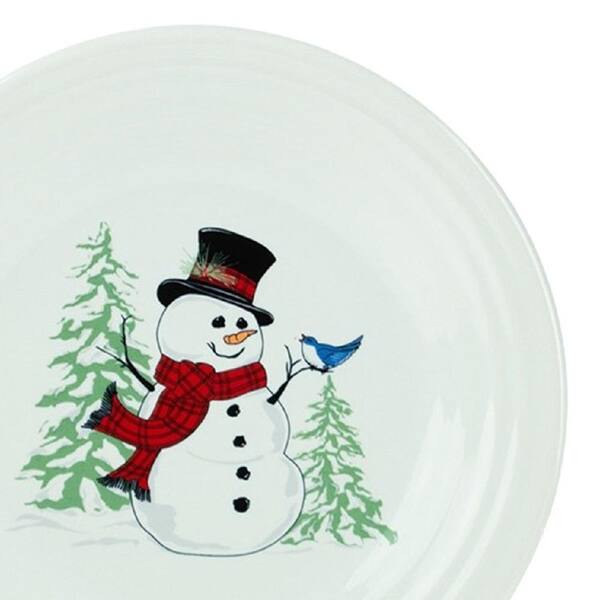 white luncheon plates