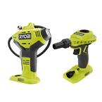 ONE+ 18V Cordless Power Inflator and High Volume Inflator 2-Tool Combo Kit (Tools Only)