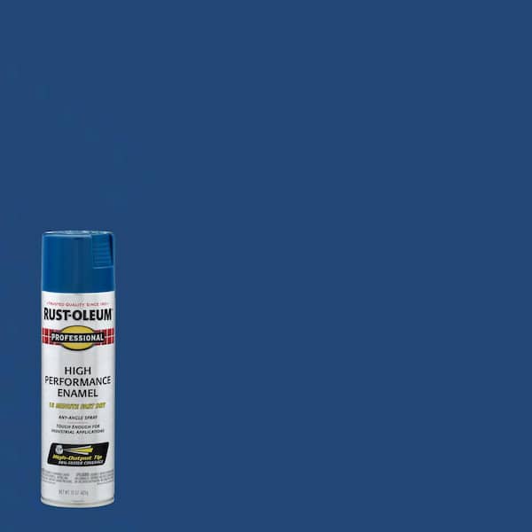 Rust-Oleum Professional 15 oz. High Performance Enamel Gloss Royal Blue Spray Paint (6-Pack)