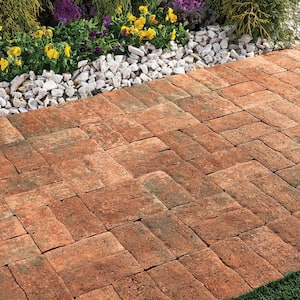 Clayton 7 in. L x 3.5 in. W x 1.77 in. H Antique Red Concrete Paver (840-Pieces/143 sq. ft./Pallet)