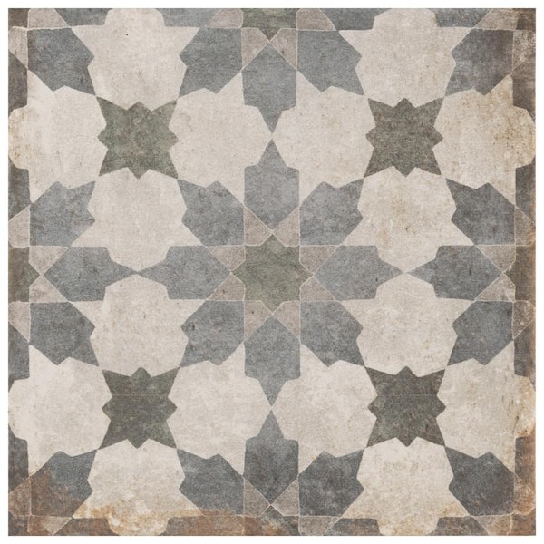 Merola Tile D'Anticatto Decor Varenna 8-3/4 in. x 8-3/4 in. Porcelain Floor and Wall Tile (11.0 sq. ft./Case)