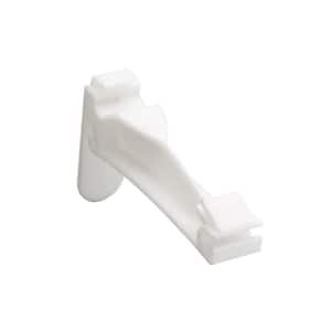 5 in. White Vinyl K-Style Hidden Gutter Hanger