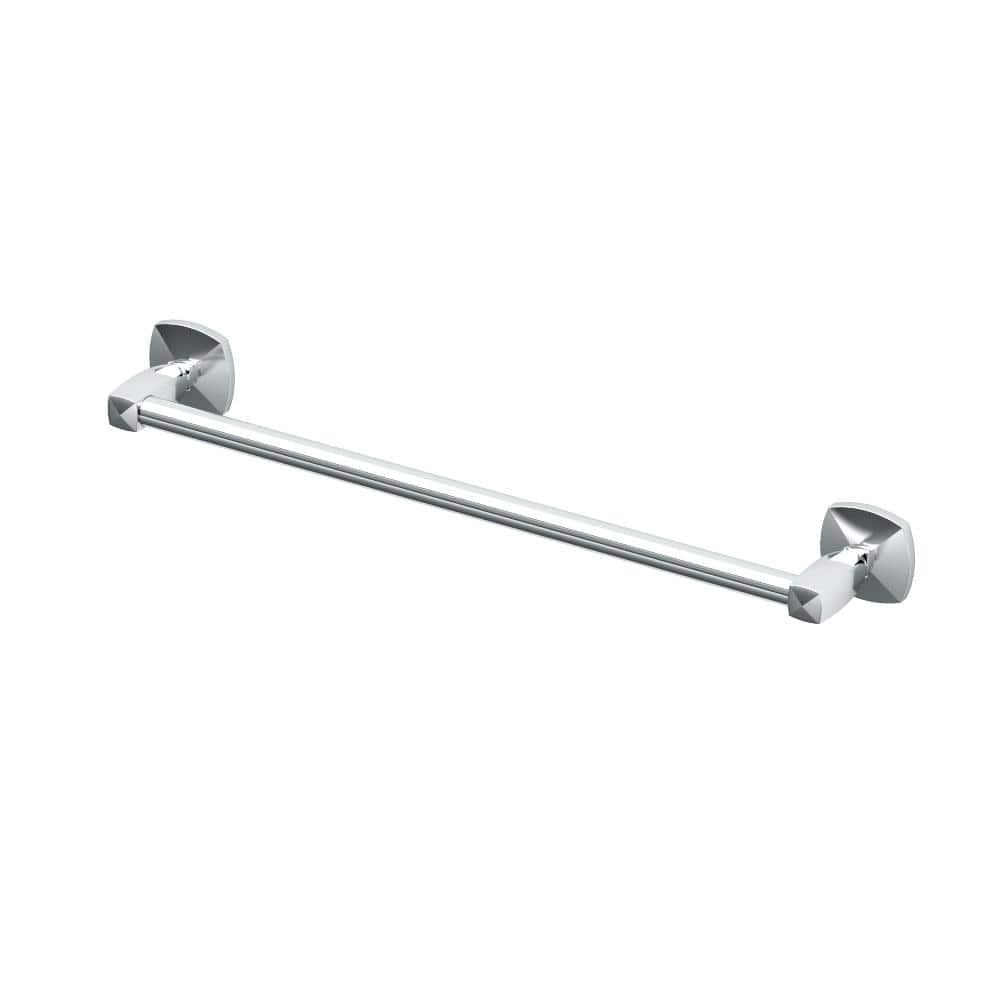 Gatco Jewel 18 in. Towel Bar in Chrome 4141 - The Home Depot