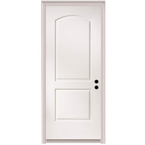 32 in. x 80 in. Caiman Left-Hand Primed Composite 20-Minute Fire-Rated House-to-Garage Single Prehung Interior Door