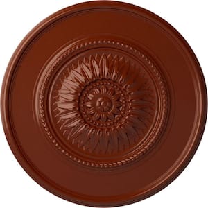 30-5/8" x 2-1/2" Tellson Urethane Ceiling Medallion (Fits Canopies up to 6-3/4"), Hand-Painted Americana