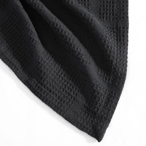 100% Wool Black Fabric by the Yard 450GSM Heavy Weight made in the USA 