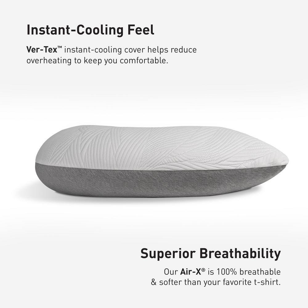White Hypoallergenic Cooling Maternity Body Pillow with Washable Cover