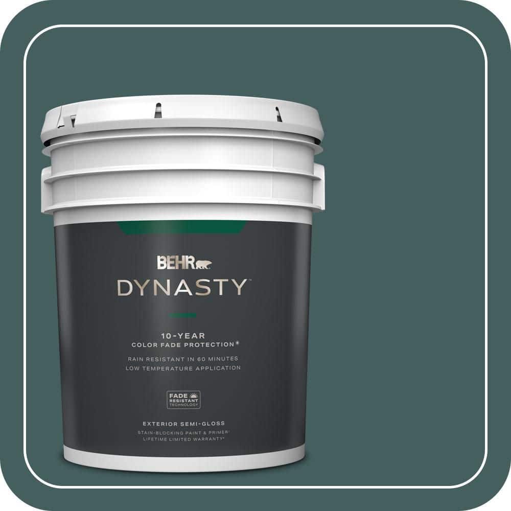 5 gal. #BXC-15 Green Mallard Semi-Gloss Exterior Stain-Blocking Paint & Primer price history on PriceWatchPro