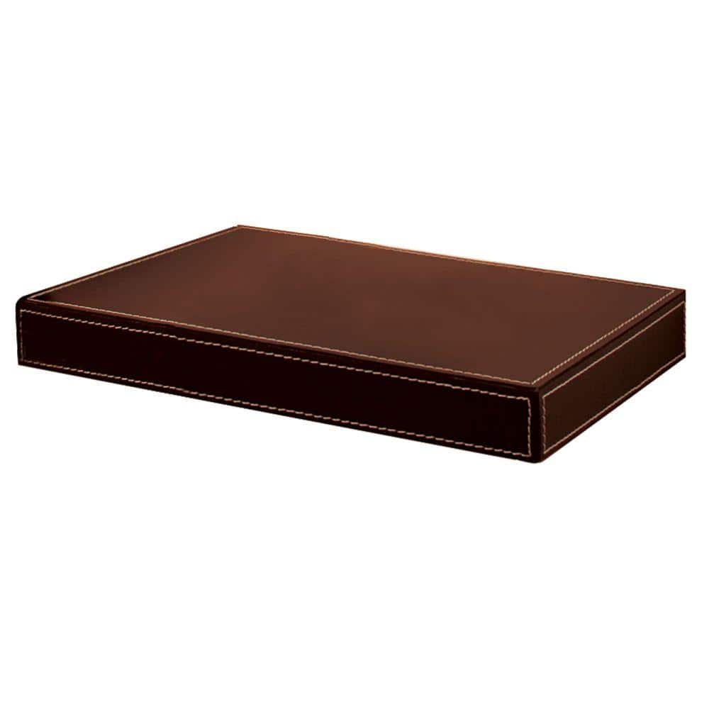 Azure 10 in. Rich Brown Leather Shelf Kit (Price Varies by Length)