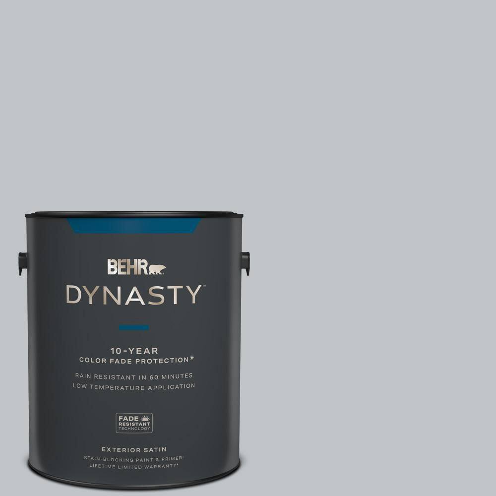 BEHR DYNASTY 1 gal. #N510-2 Galactic Tint Satin Enamel Exterior Stain ...