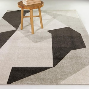 Wingate Cream 8 ft. x 10 ft. Abstract Area Rug