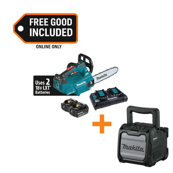 LXT 14 in. 18V X2 (36V) Brushless Top Handle Battery Chainsaw Kit (5. 0Ah) with 18V LXT /12V max CXT Job Site Speaker