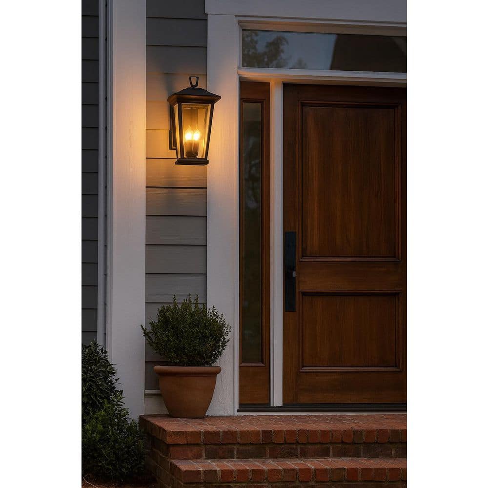 Bromley Large Museum Black 3-Light Outdoor Wall Lantern Sconce price history on PriceWatchPro