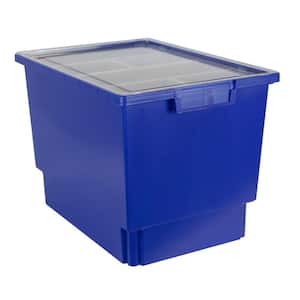  AERCANA Tool bins Garage Storage Bins Small Parts Container  Stacking storage bin Wall mounted storage bins(Blue,pack of 12) : Tools &  Home Improvement
