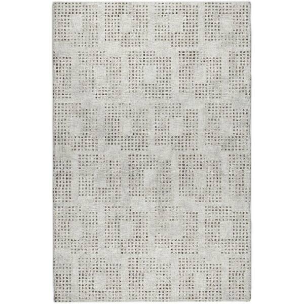 Dream Shag Premium Machine Washable Abstract ADS33 Beige 5 ft. x 7 ft. 6 in. Area Rug