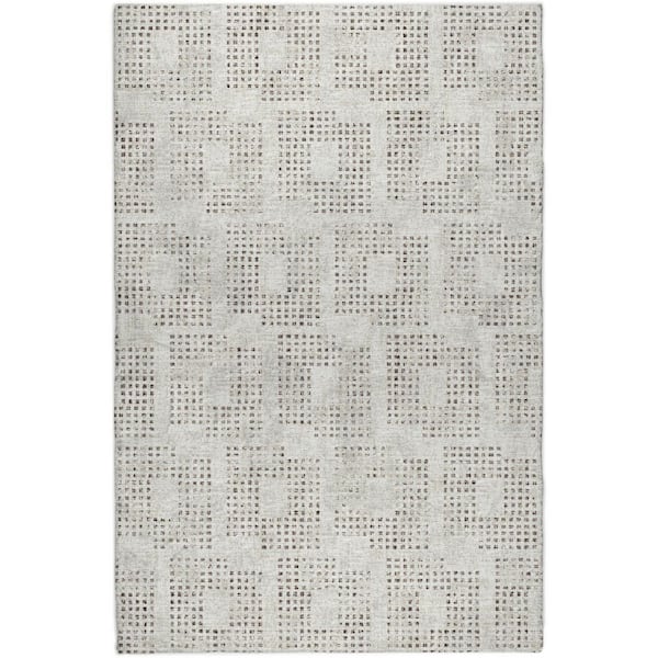Dream Shag Premium Machine Washable Abstract ADS33 Beige 9 ft. x 12 ft. Area Rug