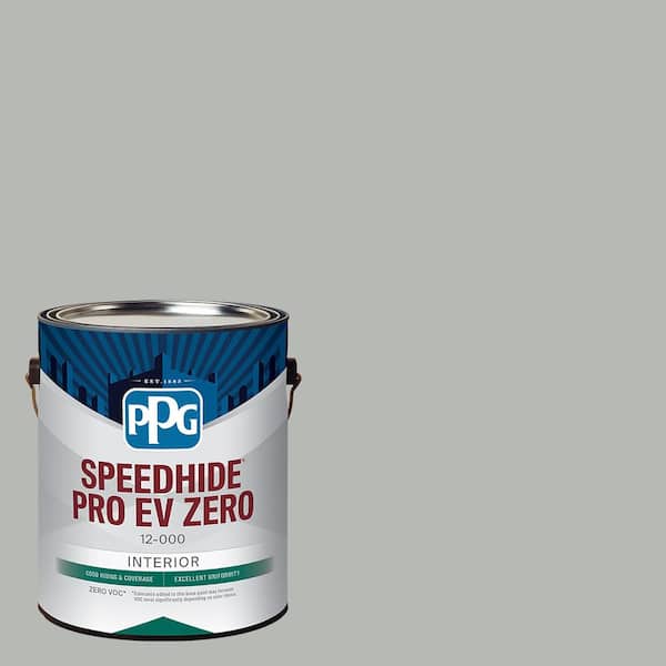 PPG Speedhide Pro EV Zero 1 gal. PPG1009-4 Gray Stone Eggshell Interior Paint
