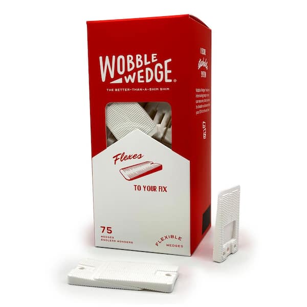 FOCUS 12 INC Focus 12-Wobble Wedges, Soft, White, 75-Pack