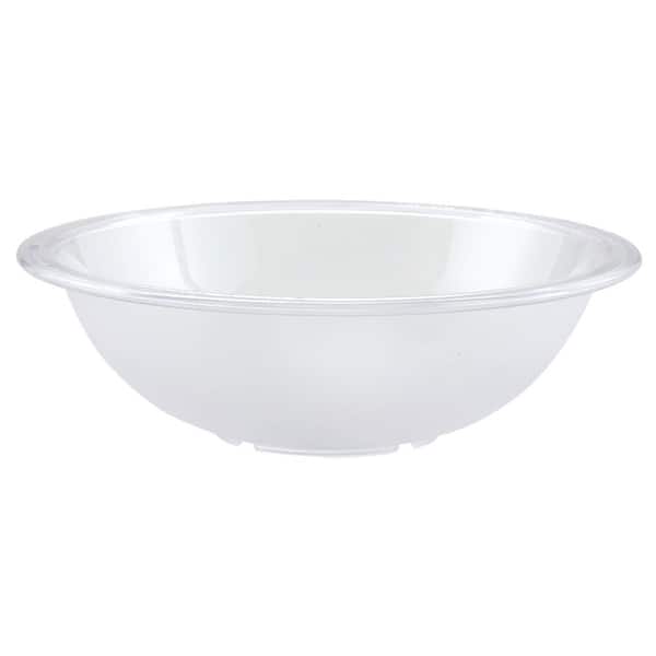 Winco 12 in. 154 Fl. Oz. Clear Polycarbonate Pebbled Serving Bowls