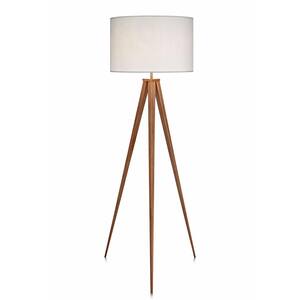 Romanza Tripod Floor Lamp with White Shade