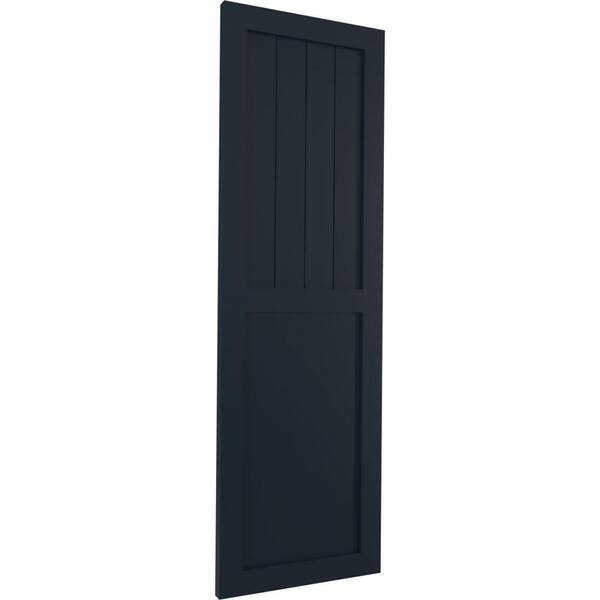 Ekena Millwork 18 in. x 49 in. PVC Farmhouse/Flat Panel