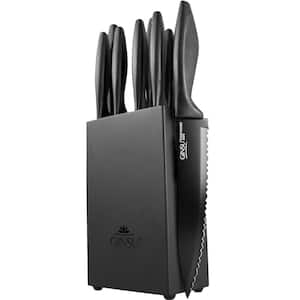 Black/Stainless Steel Swiss Cutlery Set 16pc Full Tang 