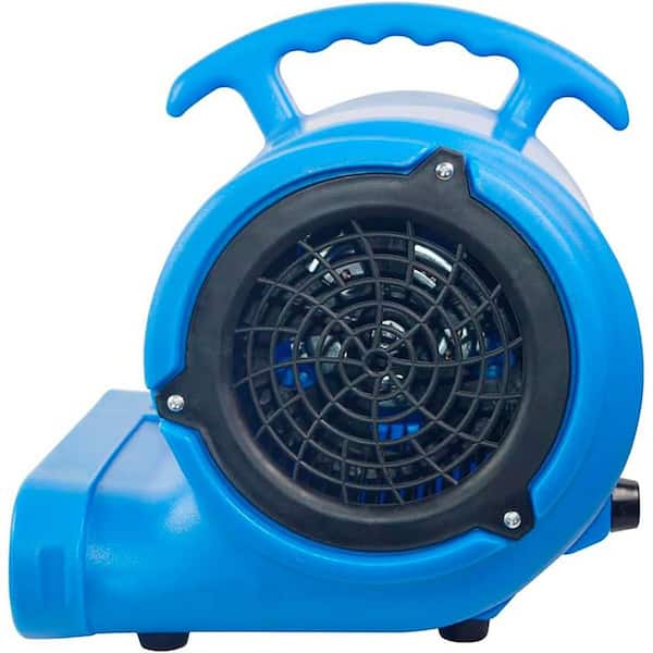 BloTek 1/2HP 3 speed Blower Fan Blue with Daisy Chain Capability