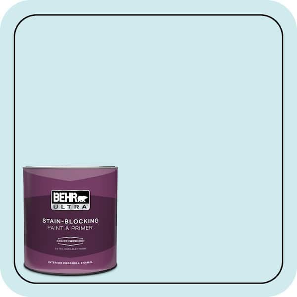 BEHR ULTRA 1 qt. #510A-2 Salty Tear Extra Durable Eggshell Enamel Interior Paint & Primer