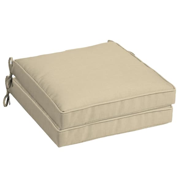 Arden Selections 21 X New Tan Leala, Home Depot Outdoor Furniture Cushions