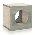 Katsquare London Grey Eco zBoard Paperboard Cat Cube Scratching Post
