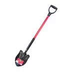 Bully Tools 14-Gauge Floral Spade with Fiberglass D-Grip Handle