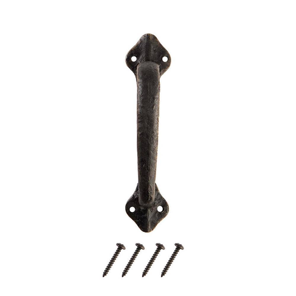 8 in. Natural Bronze Cast Bronze Door Pull Handle
