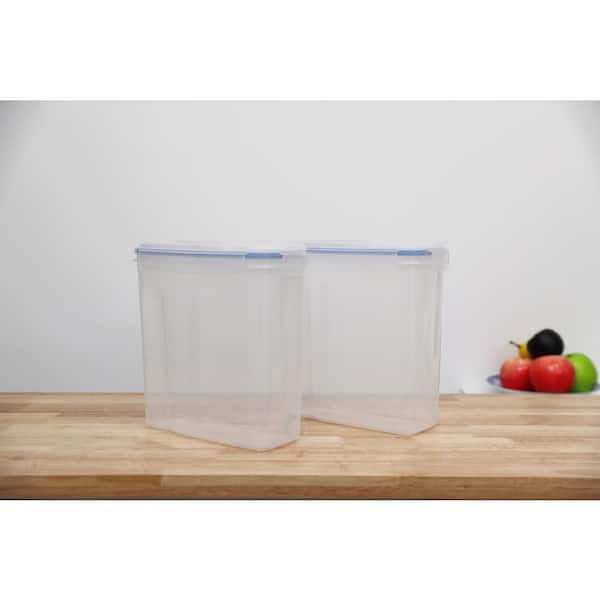 FOOD STORAGE CONTAINER 3 PIECE SET (PINT, QUART, AND 2 QUART) SEE THRU LID  COZA