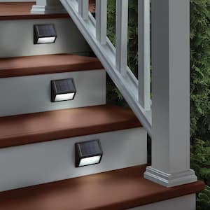 Best Pro Lighting Low Voltage Black Outdoor Landscape Round Step/Deck Light  BPL400-BLK - The Home Depot