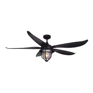 St. Augustine 59 in. Indoor/Outdoor Oil Rubbed Bronze Ceiling Fan with Light