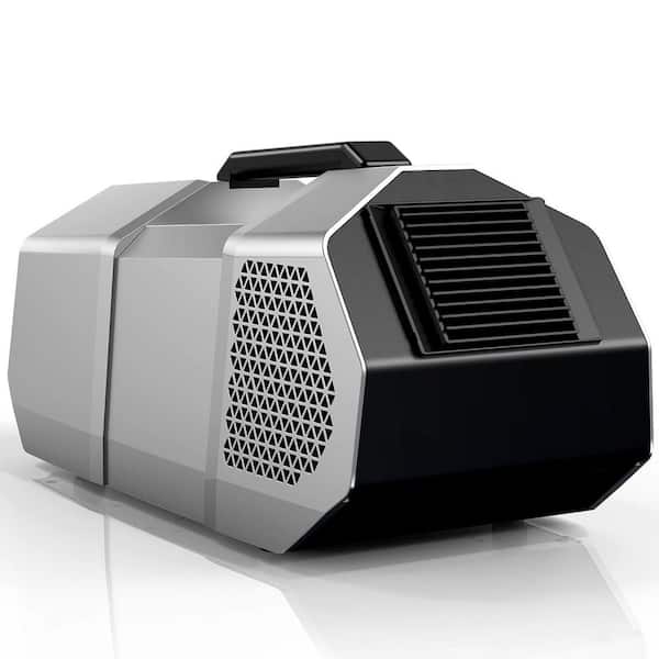 1500 BTU (DOE) Portable Tent Air Conditioner Cools 50 sq. ft. for Camping, RV, Outdoor Event W/ 3-Wind Speeds in Silver