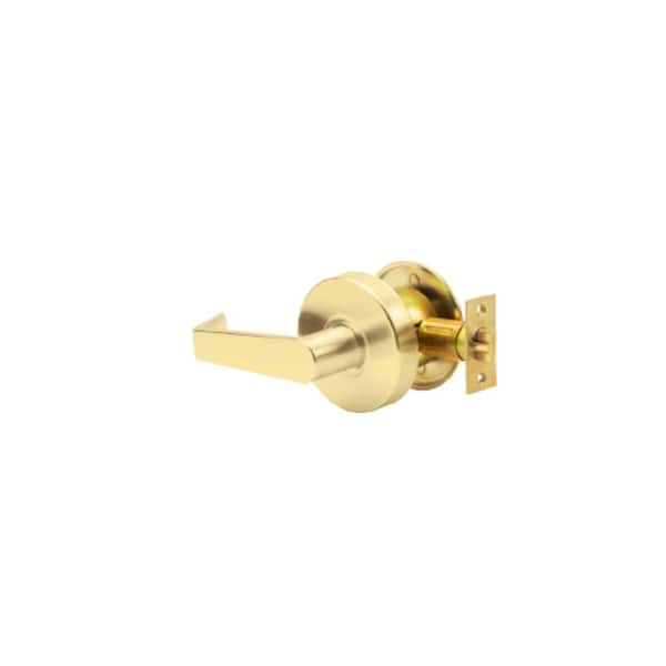 Taco LSV Saturn Series Standard Duty Bright Brass Grade 2 Commercial Cylindrical Exit Door Handle