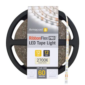 12 ft. LED Tape Light 60 LEDs/m Soft White (2700K)