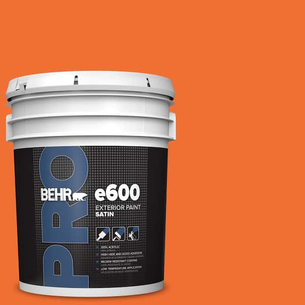 BEHR PRO 5 gal. #S-G-240 Dragon Fire Satin Exterior Paint