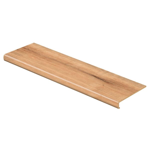 Cap A Tread Fresh Oak 47 in. L x 12.15 in. W x 2.28 in. T Vinyl Stair Tread Cover Adhesive