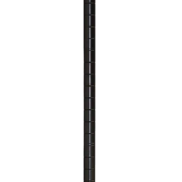 Storage Concepts 63 in. H Individual Steel Wire Shelving Post in Black